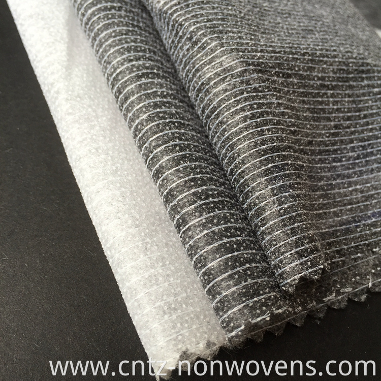 GAOXIN Polyester Stocklot Nonwoven Fusible Interlining for Shirts